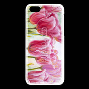 Coque iPhone 5C Tulipes