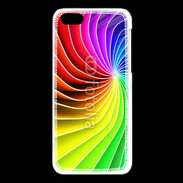Coque iPhone 5C Art abstrait en couleur