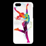Coque iPhone 5C Danseuse en couleur