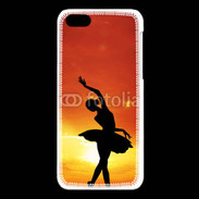 Coque iPhone 5C Danseuse couché de soleil