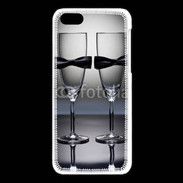 Coque iPhone 5C Coupe de champagne gay