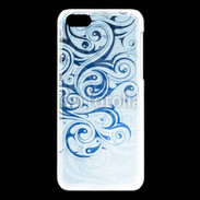 Coque iPhone 5C Fond tribal bleu