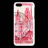 Coque iPhone 5C Timbre 1957 Cathédrale de Rouen