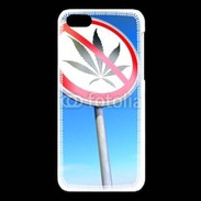 Coque iPhone 5C Interdiction de cannabis