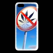 Coque iPhone 5C Interdiction de cannabis 2