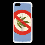 Coque iPhone 5C Interdiction de cannabis 3