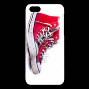 Coque iPhone 5C Chaussure Converse rouge