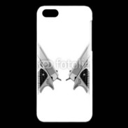 Coque iPhone 5C Double flingue