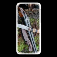 Coque iPhone 5C Fusil de chasse et couteau 2