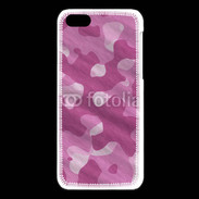 Coque iPhone 5C Camouflage rose