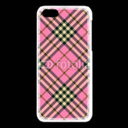 Coque iPhone 5C Déco fashion rose et marron