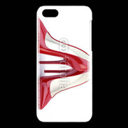 Coque iPhone 5C Escarpins rouges 3