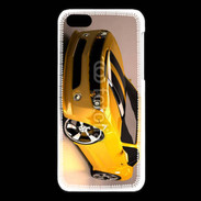 Coque iPhone 5C Belle voiture jaune et noire