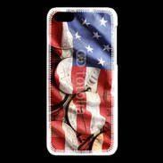 Coque iPhone 5C Drapeau et monnaie américaine