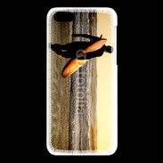 Coque iPhone 5C Surf soleil couchant