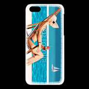 Coque iPhone 5C Sur la plage ensoleillée 1