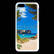 Coque iPhone 5C Vue de la mer bleue 10