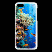 Coque iPhone 5C Poisson et corail
