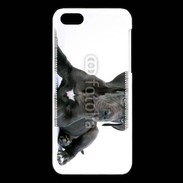 Coque iPhone 5C Dogue allemand noir