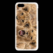 Coque iPhone 5C Lionceaux