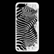 Coque iPhone 5C Zèbre en noir et blanc