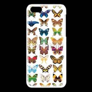 Coque iPhone 5C Tableau de papillons