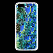 Coque iPhone 5C Banc de poissons bleus