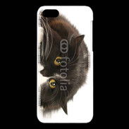 Coque iPhone 5C Chat noir et blanc