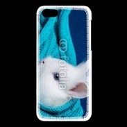 Coque iPhone 5C Portrait de lapin 5