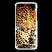Coque iPhone 5C Portrait de léopard