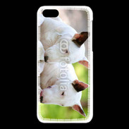 Coque iPhone 5C Chien Bull terrier anglais 1