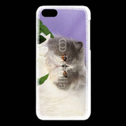Coque iPhone 5C Chat persan 1