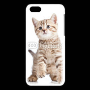 Coque iPhone 5C Adorable chaton 7