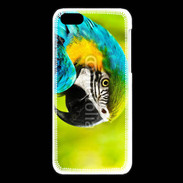 Coque iPhone 5C Macaw africain bleu et jaune
