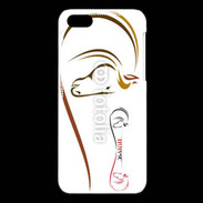 Coque iPhone 5C Illustration cheval 5