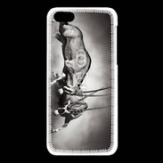 Coque iPhone 5C Combat d'animaux sauvages