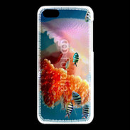 Coque iPhone 5C Méduse géante et poissons