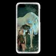 Coque iPhone 5C Licorne