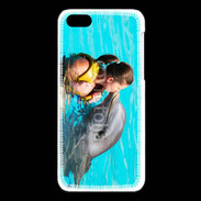 Coque iPhone 5C Bisou de dauphin