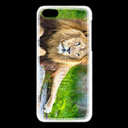 Coque iPhone 5C Lion Roi des animaux
