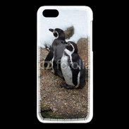 Coque iPhone 5C 2 pingouins