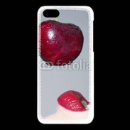 Coque iPhone 5C Cerise et bouche 3