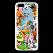 Coque iPhone 5C Animaux cartoon