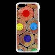 Coque iPhone 5C Art crayon de couleur