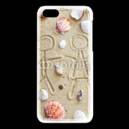 Coque iPhone 5C Toi et moi sur la plage