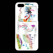 Coque iPhone 5C La vie en musique 1
