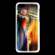 Coque iPhone 5C Jazz en couleur 1