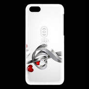 Coque iPhone 5C Love for music 1