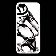Coque iPhone 5C Dessin de cycliste