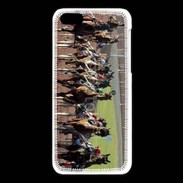 Coque iPhone 5C Arrivée de course de trot en sulky